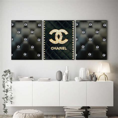 chanel wall art|chanel inspired wall art.